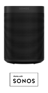 White sonos speaker