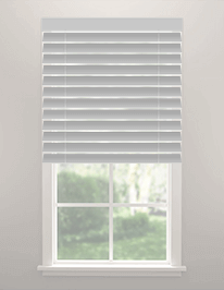 White motorized window shades